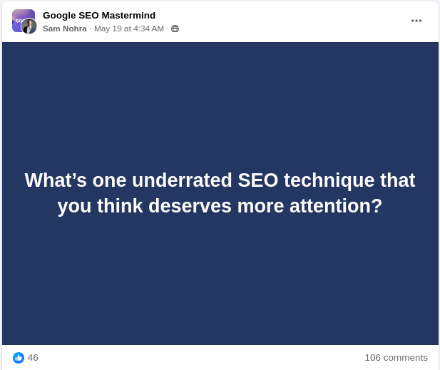 What is the Most Underrated SEO Technique