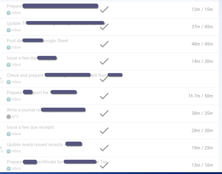 Super Productivity Time Tracking